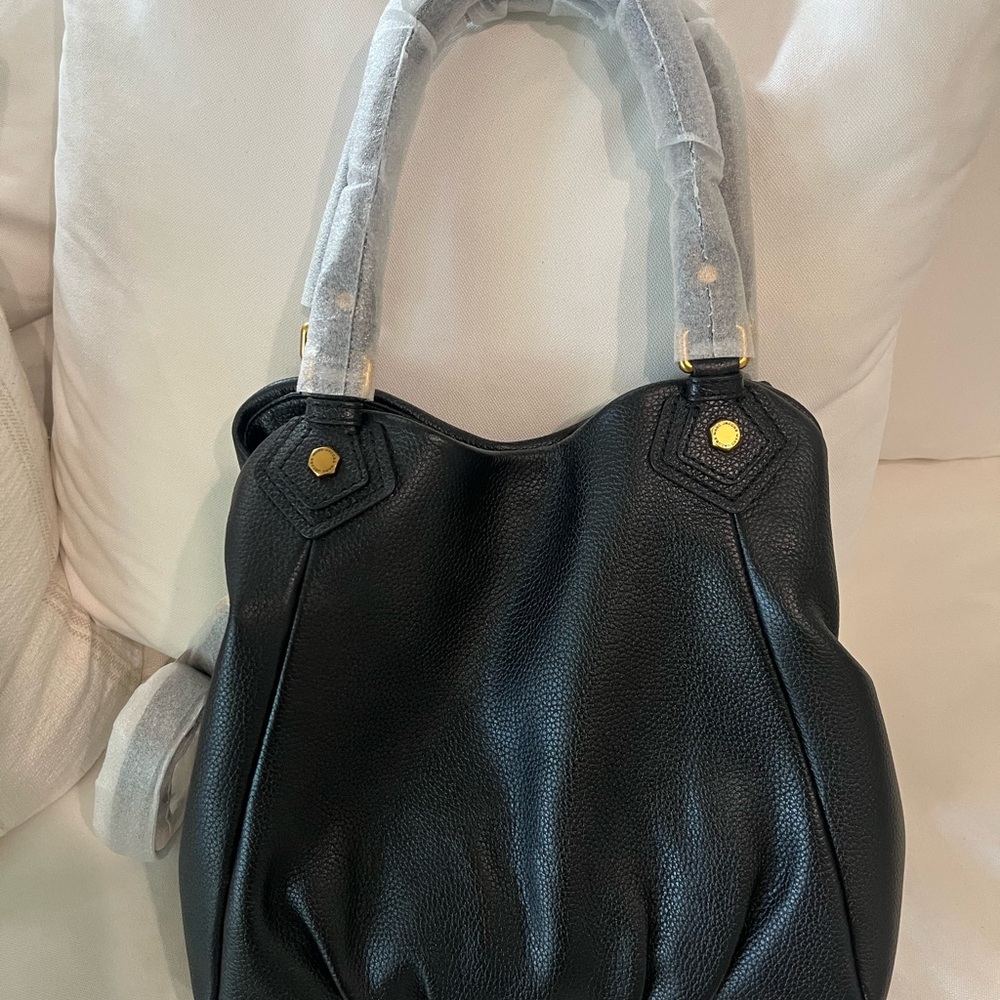 Marc Jacobs Re-Edition Fran Bag Black Super Soft Pebble Leather! - Picture 3 of 7